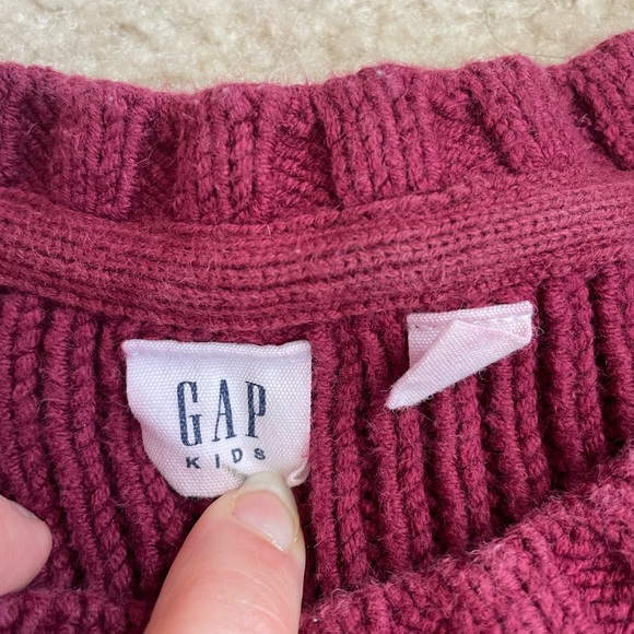 GAP Kids Burgundy Sweater - Picture 3 of 5